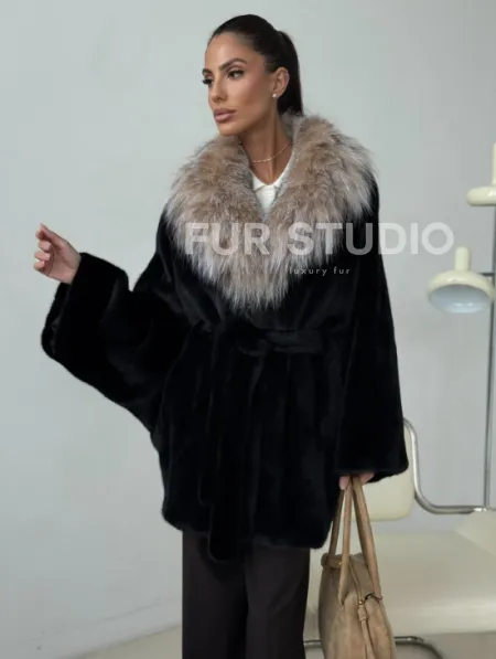 Норковая шуба с рысью - фото 7