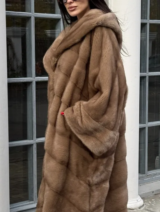 Норковая шуба из аукционной норки -  style 