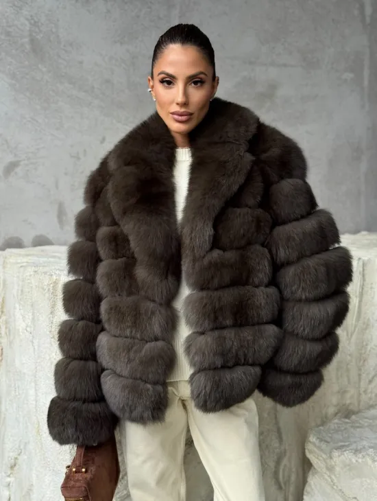 Шуба под соболя - короткая - фото 7