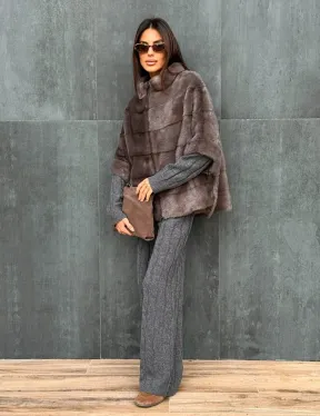 Куртка - кофта норковая на молнии - фото 1