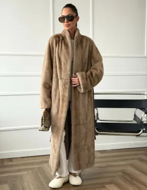 Норковое меховое пальто для женщин - фото 12