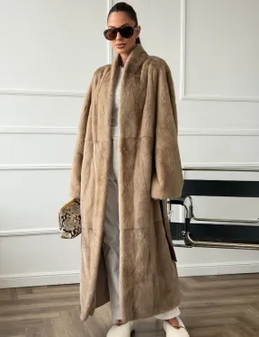 Норковое меховое пальто для женщин - фото 8