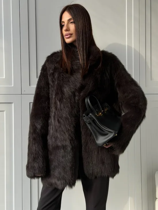 Женская дубленка из тосканы - фото 7